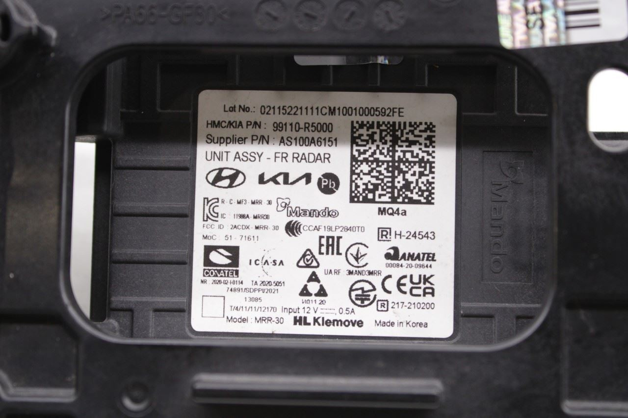 21-2023 Kia Sorento X-Line SX Prestige Front Cruise Adaptive Radar Sensor Module - Alshned Auto Parts