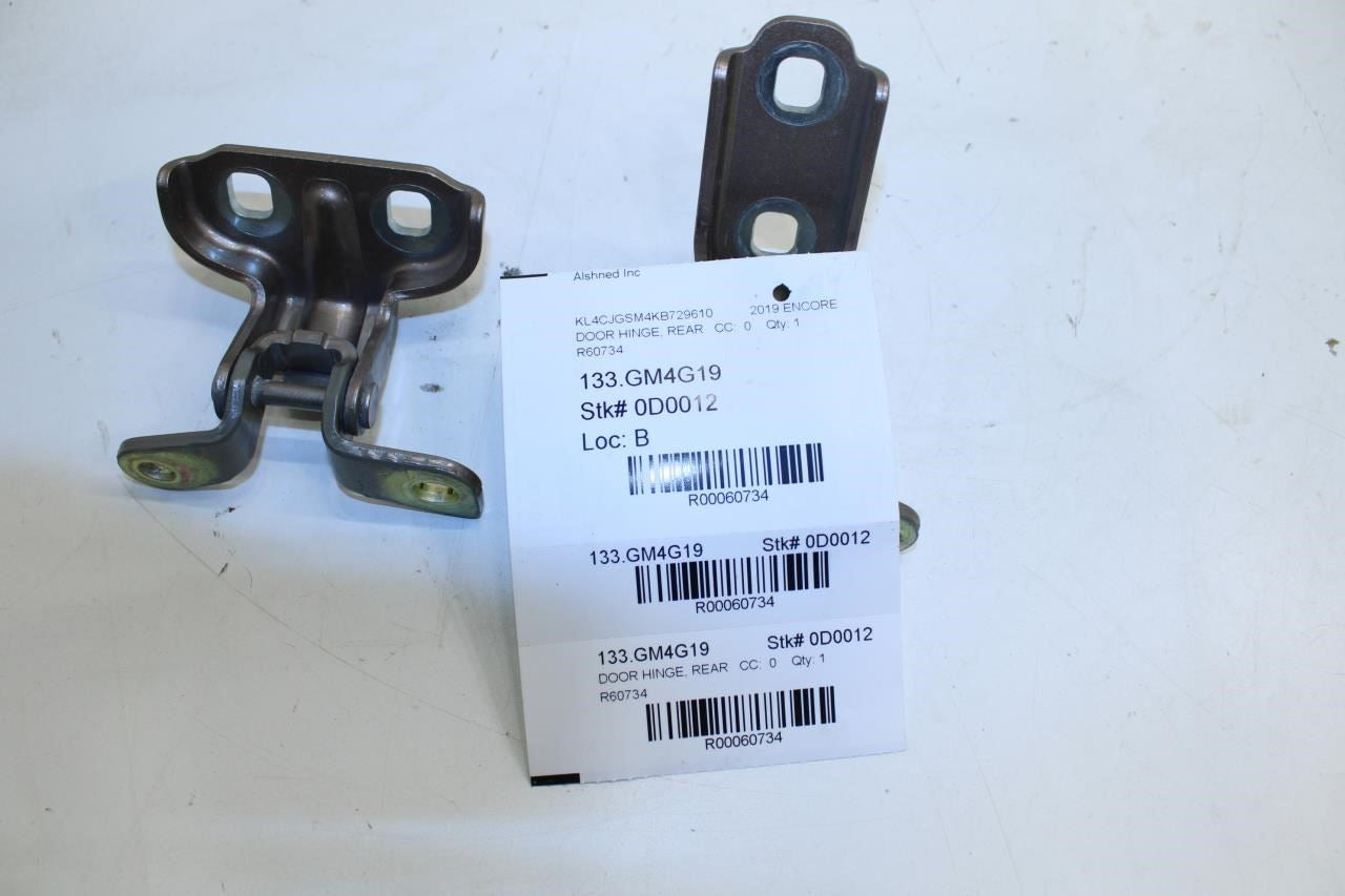 2017-20 Buick Encore Rear Right Side Door Hinge Upper and Lower Set 13501714 OEM - Alshned Auto Parts