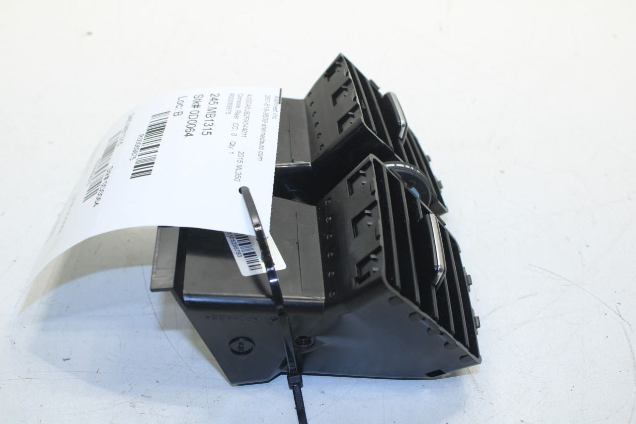 2012-2015 Mercedes-Benz ML350 Center Console Rear Back Panel Air Vent Grille - Alshned Auto Parts