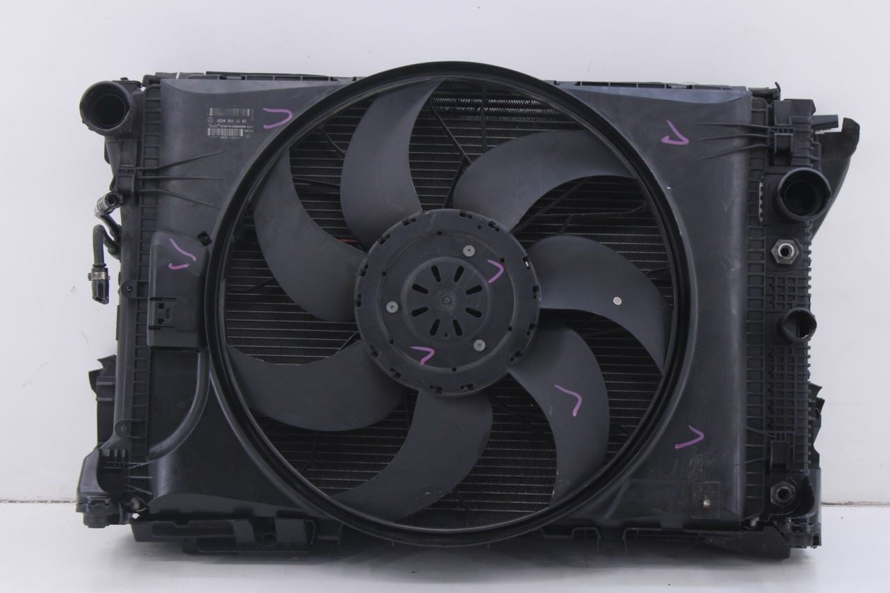 2008-11 Mercedes-Benz C350 3.5L Engine Radiator w/ Cooling Fan Motor Assy *ReaD* - Alshned Auto Parts