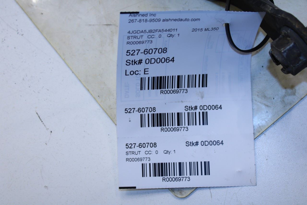 2012-15 Mercedes-Benz ML350 3.5L RWD Front Passenger Right Shock Strut Absorber - Alshned Auto Parts