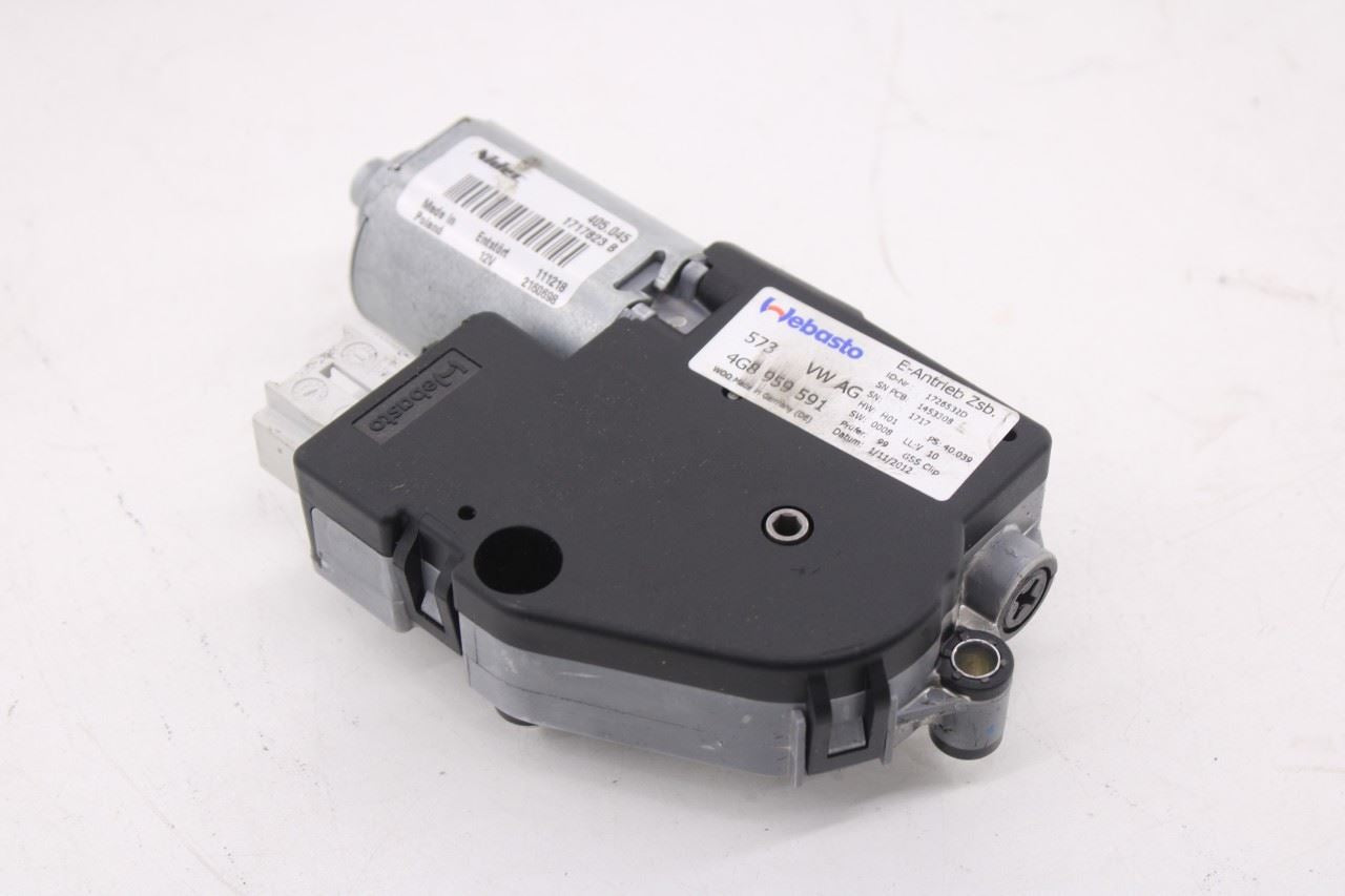 2012-2018 Audi A7 Premium Upper Roof Power Sliding Glass Sunroof Motor 4G89595917