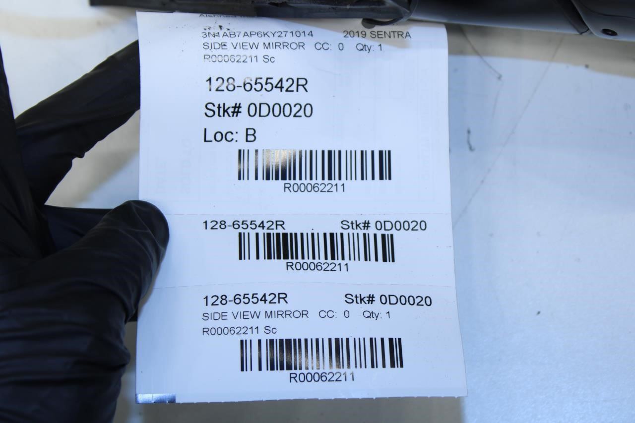 2015-2019 Nissan Sentra SV Passenger Right Side Rear View Mirror 96301-3YU1F OEM - Alshned Auto Parts