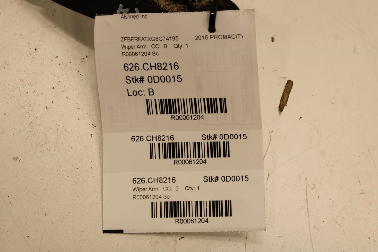 2015-2022 RAM Promaster City Front Right Passenger Side Wiper Arm 68266323AA OEM - Alshned Auto Parts