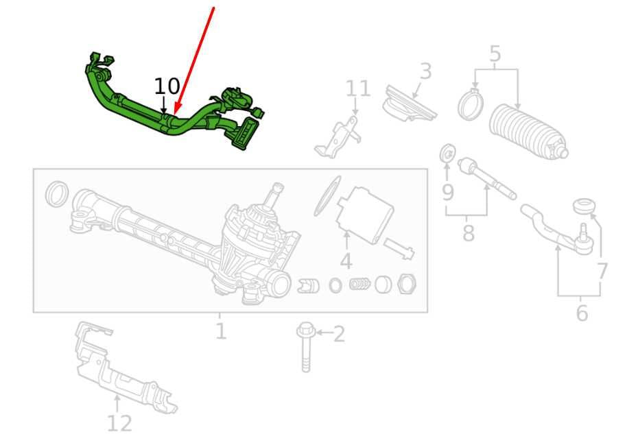 13-22 Acura ILX Technology A-Spec 2.4L Power Steering Gear Rack EPS Wire Harness1