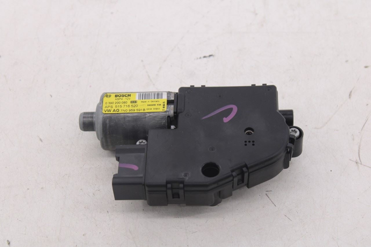 09-17 Audi Q5 Premium Roof Power Sliding Glass Sunroof Motor Set of 2 7N0959591B13