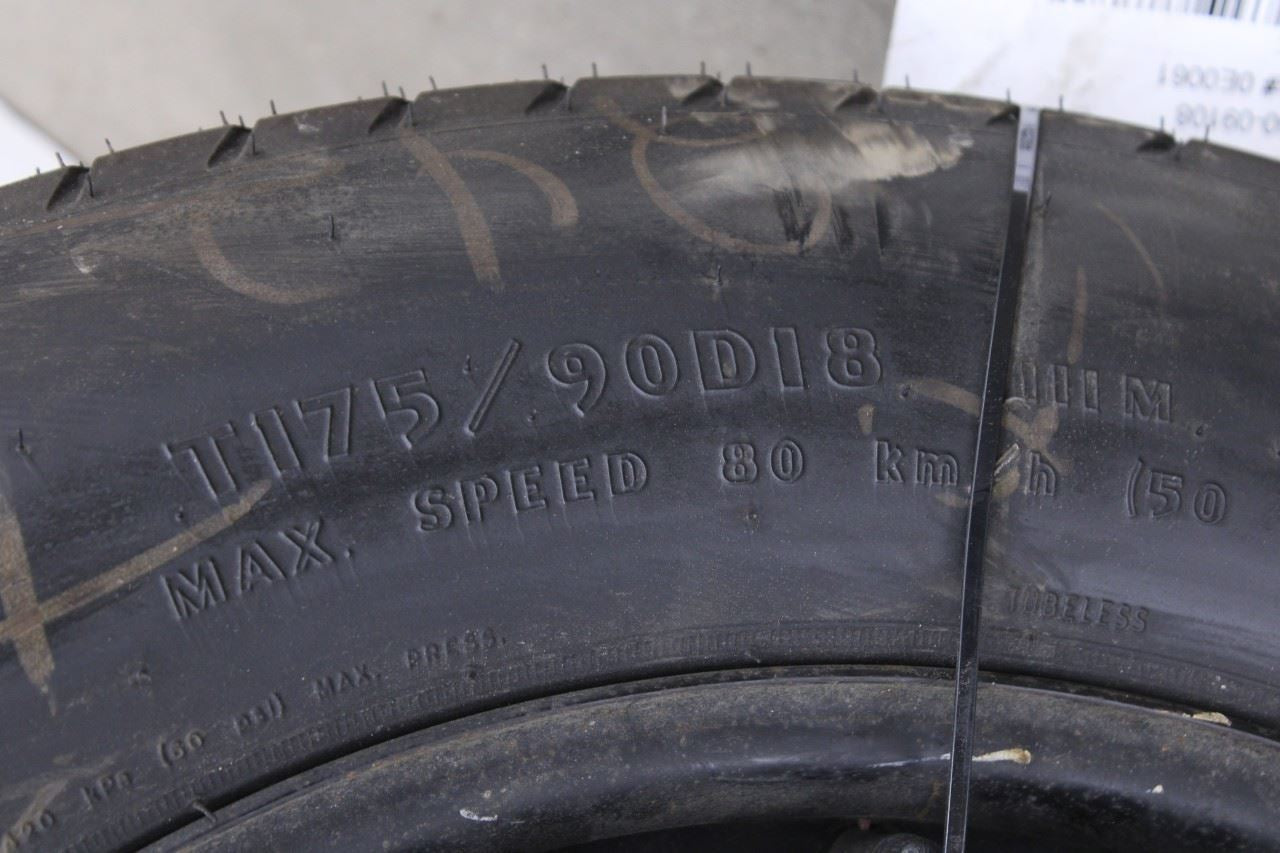 2011-2020 Dodge Durango SXT Spare Wheel Tire Goodyear T175/90D18 111M R18x4.54