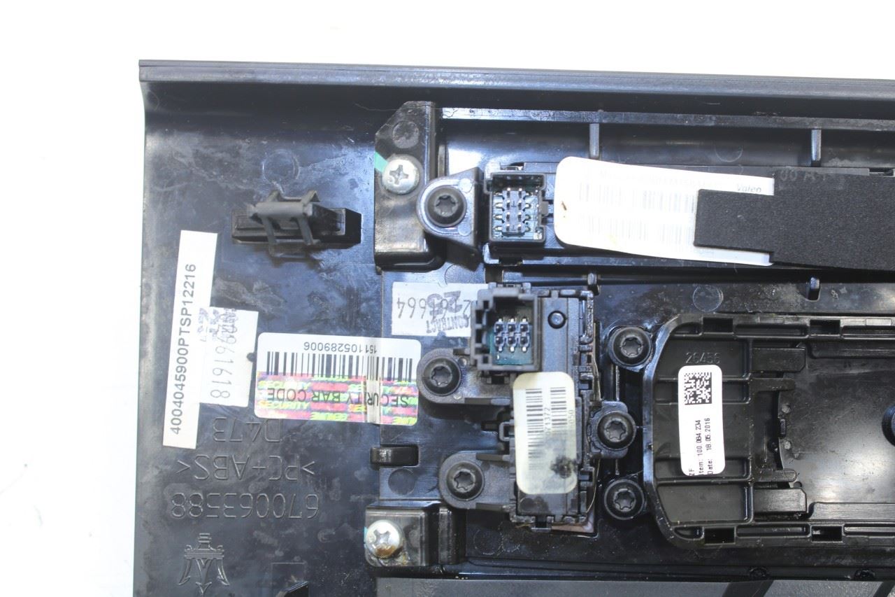 17-18 Maserati Ghibli RWD Console Multi Function Trim Panel w/ Cup Holder *ReaD* - Alshned Auto Parts