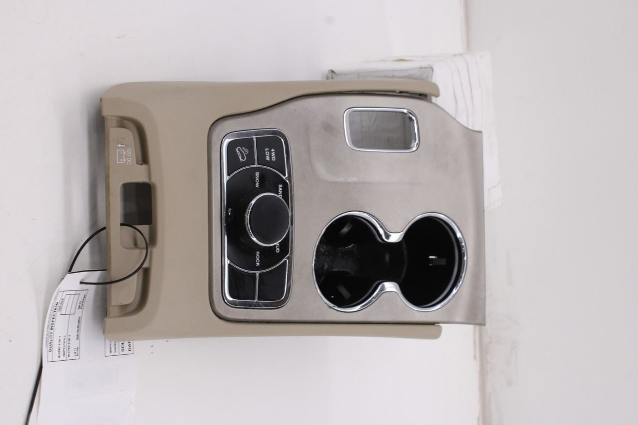 14-15 Jeep Grand Cherokee Console Shifter Trim w/ Transfer Case Control Switch3
