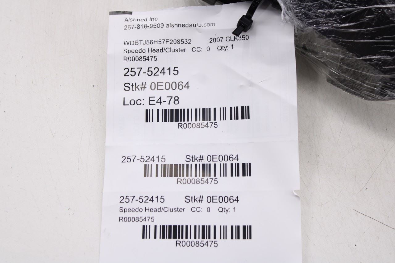 2006-09 Mercedes-Benz CLK 350 Speedometer Gauge Instrument Cluster 129K Mileage18
