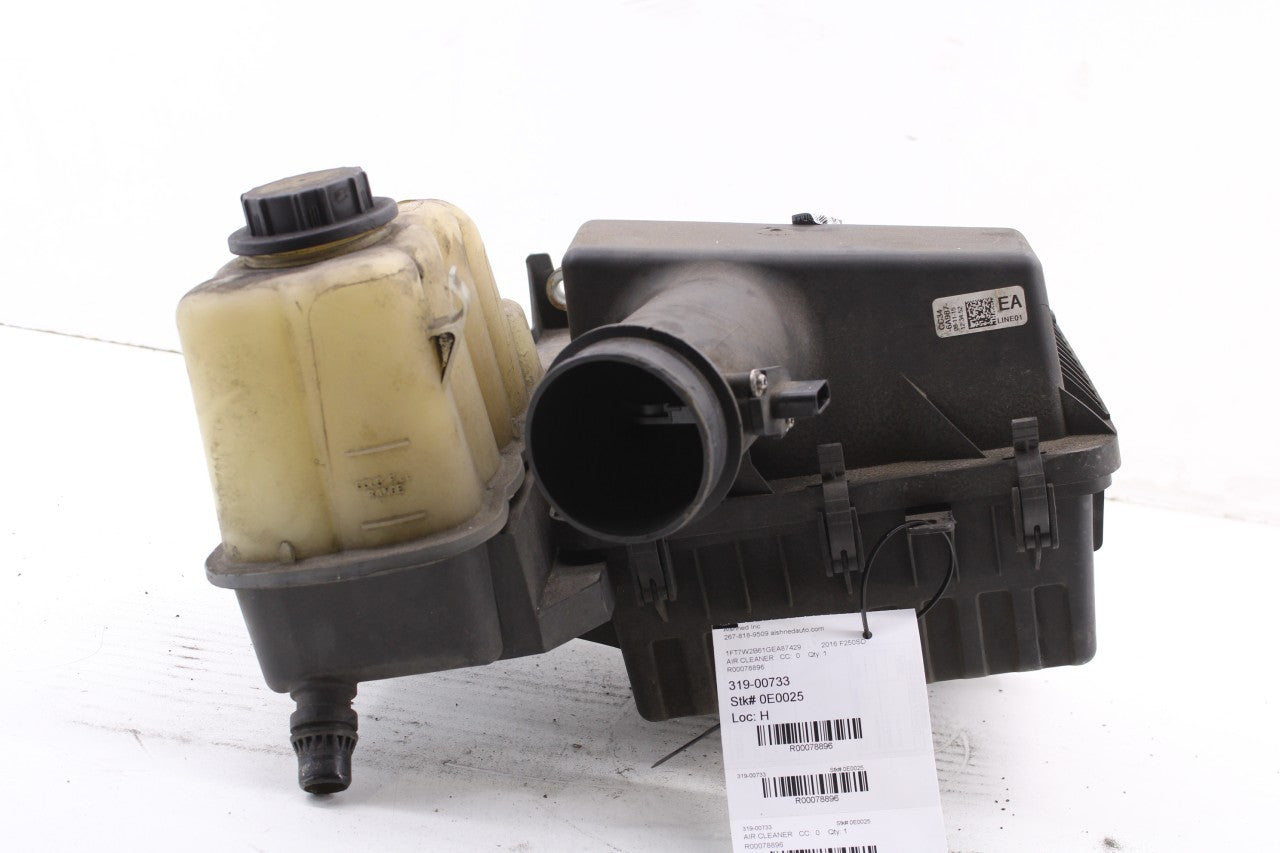 11-16 Ford F250 Lariat 6.2L Air Intake Cleaner w/ Radiator Overflow Tank Bottle - Alshned Auto Parts