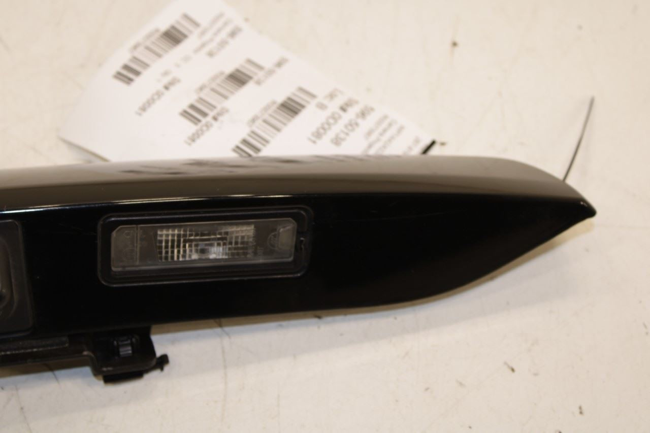 11-18 Porsche Cayenne Platinum AWD Liftgate Release Handle Trim w/ Backup Camera - Alshned Auto Parts
