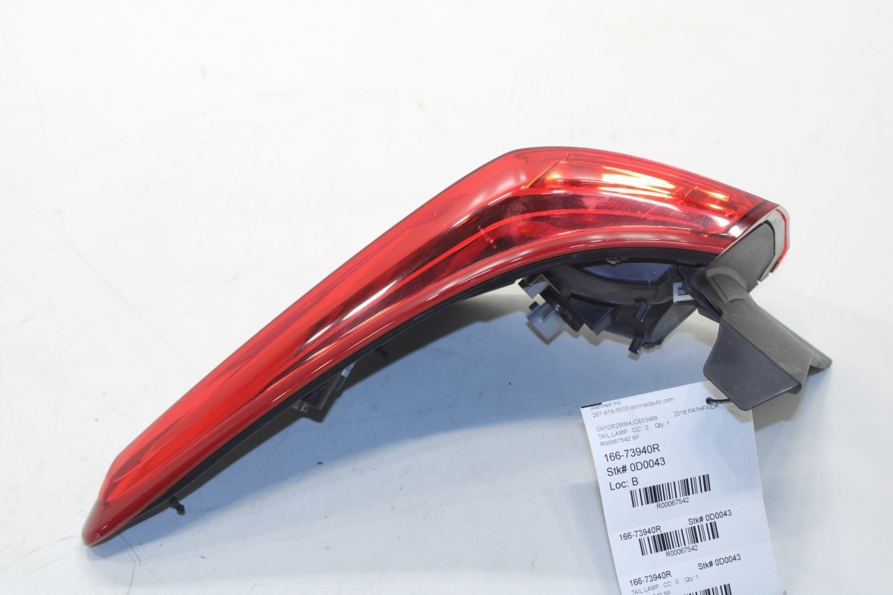 2016-2020 Nissan Pathfinder SV Rear Right Side Tail Light Lamp 26550-9PF0A OEM - Alshned Auto Parts