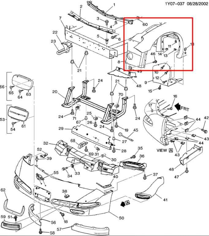 1997-04 Chevrolet Corvette Front LH Side Fender Inner Wheel Arch Housing *ReaD* - Alshned Auto Parts