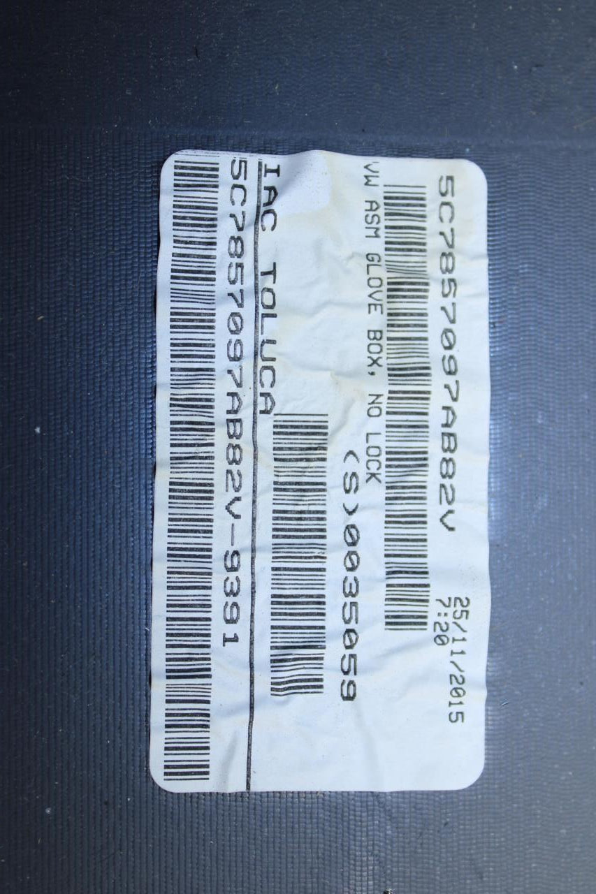 2014-2018 Volkswagen Jetta Sport Glove Box Storage Compartment 5C7-857-101-C-82V - Alshned Auto Parts