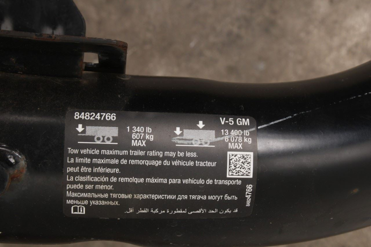 2019-2025 Chevrolet Silverado LT-L Rear Trailer Tow Hitch Bar 87830271 OEM - Alshned Auto Parts