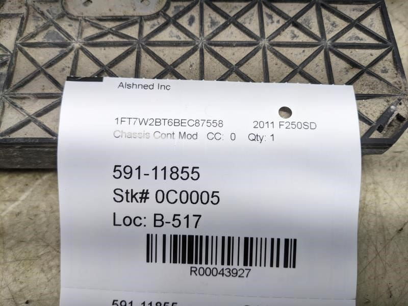 2011 Ford F250 SD 6.7L Automatic Transmission Control Module TCM BC3A-12B565-JG7