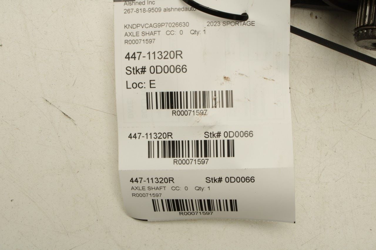 23-25 Kia Sportage Hybrid EX AWD Front Right Intermediate Axle Shaft 49560-P0230 - Alshned Auto Parts