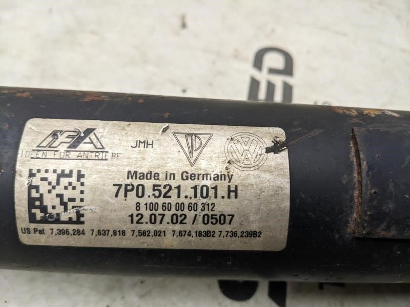 2012-17 Volkswagen Touareg V6 Front Axle Drive Propeller Shaft 7P0-521-101-H OEM - Alshned Auto Parts