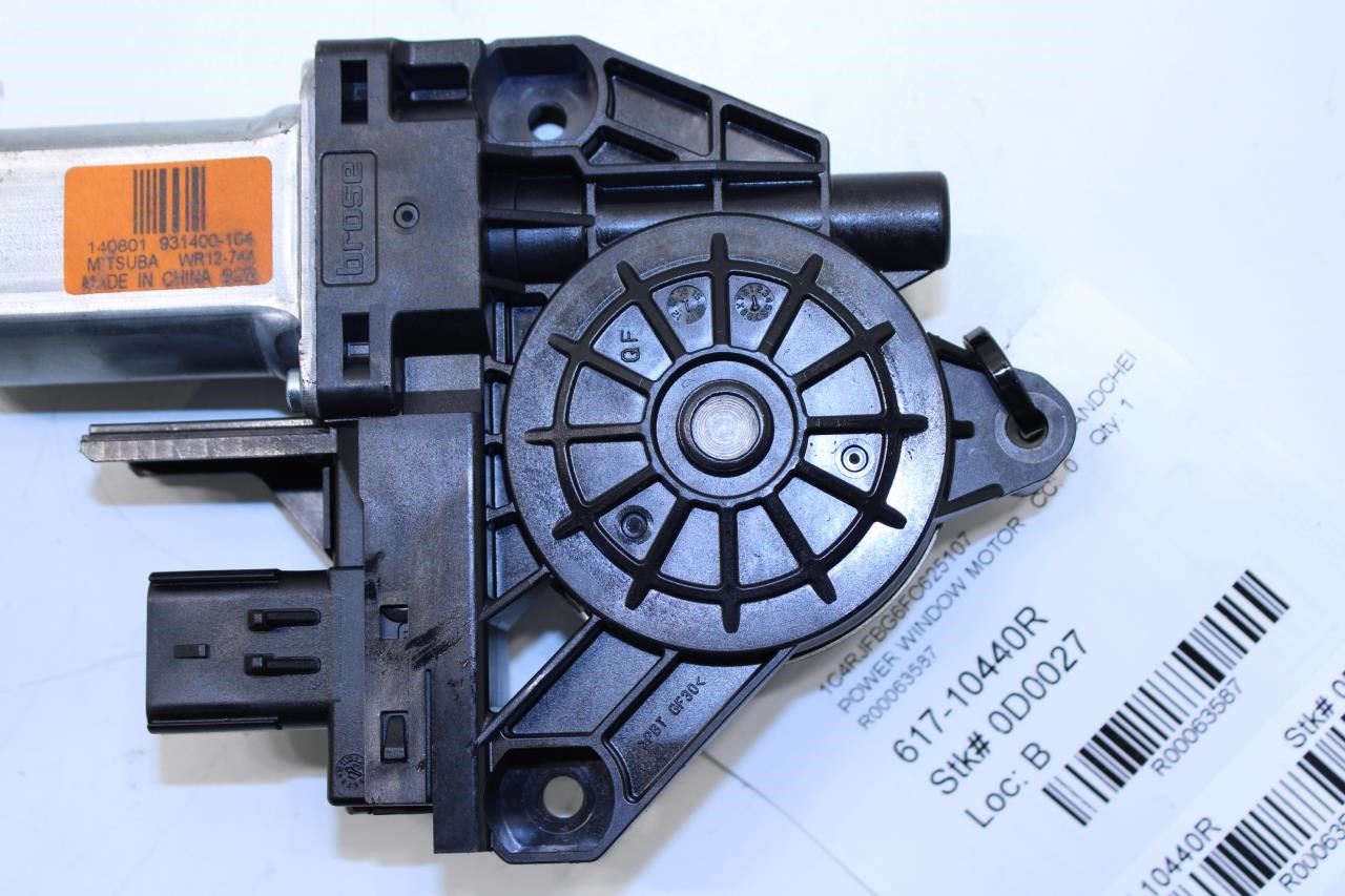 11-21 Jeep Grand Cherokee Front Right Door Window Regulator Motor 68079282AB OEM - Alshned Auto Parts