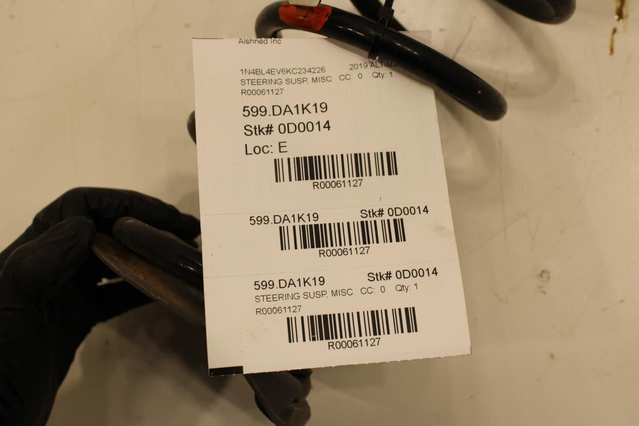 19-24 Nissan Altima SL FWD Rear Left Side Suspension Coil Spring 55019-6CA0A OEM - Alshned Auto Parts