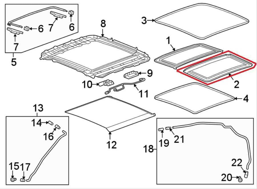 2017-2019 Buick LaCrosse Premium Roof Window Rear Sunroof Panel Glass 262579301