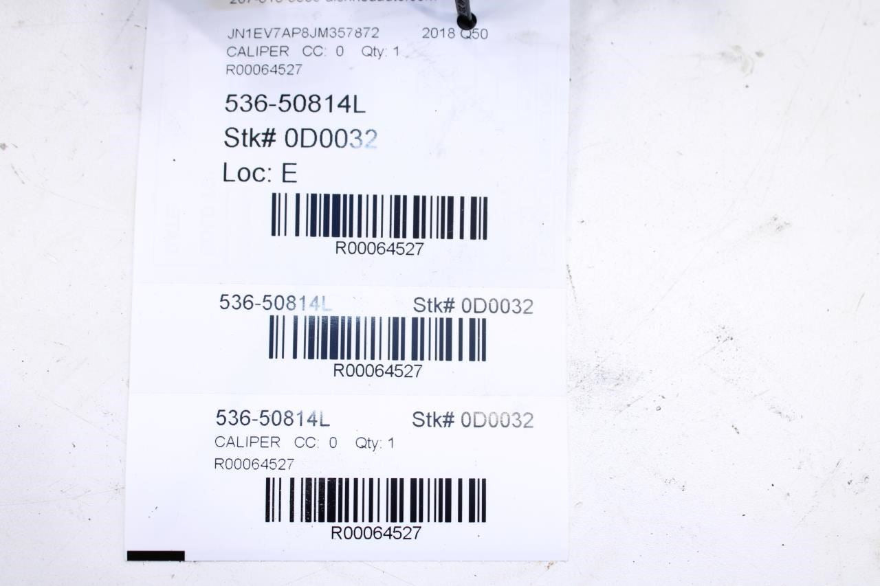 14-23 Infiniti Q50 Luxe RWD Rear Left Driver Side Brake Disc Caliper 44011-1AA0A - Alshned Auto Parts