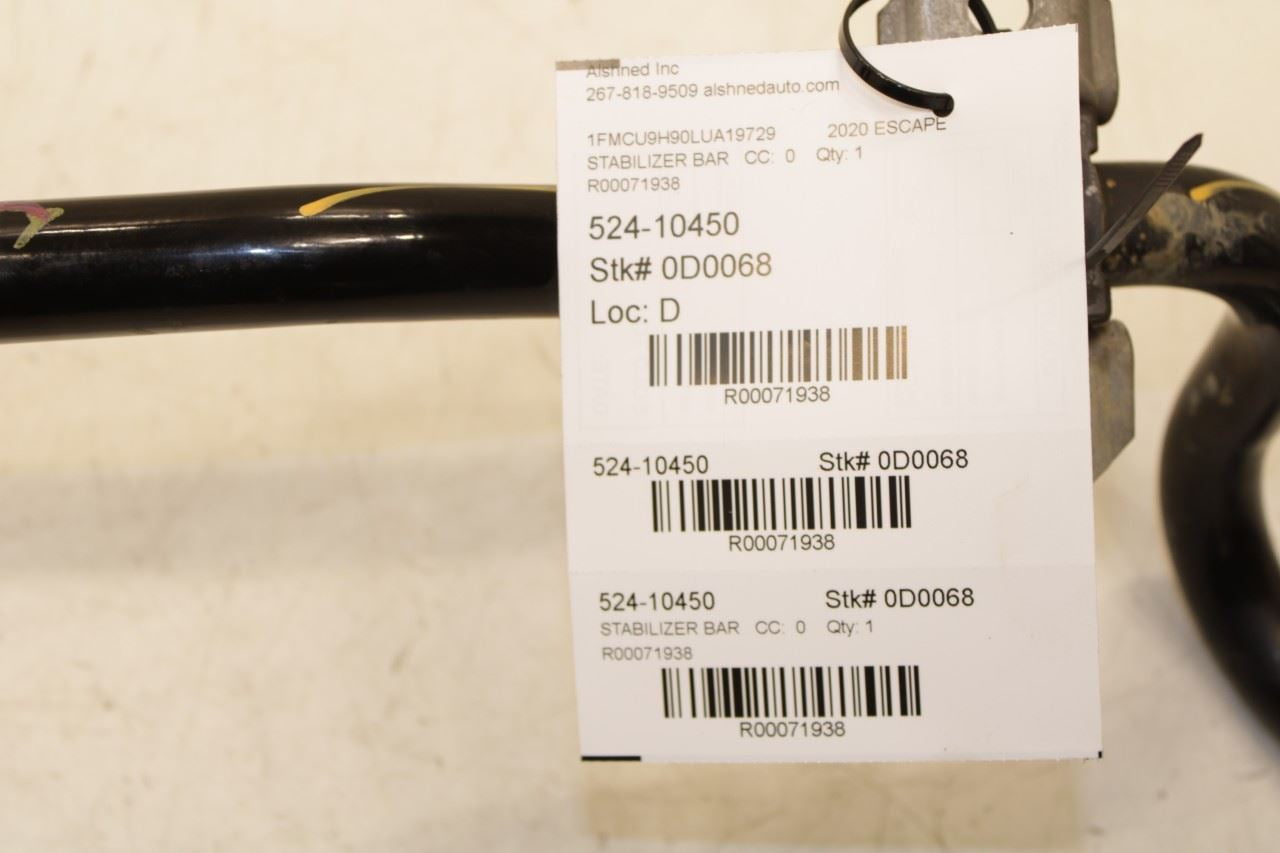 20-25 Ford Escape SEL AWD Front Stabilizer Sway Anti-Roll Bar LX61-5482-ANA OEM - Alshned Auto Parts