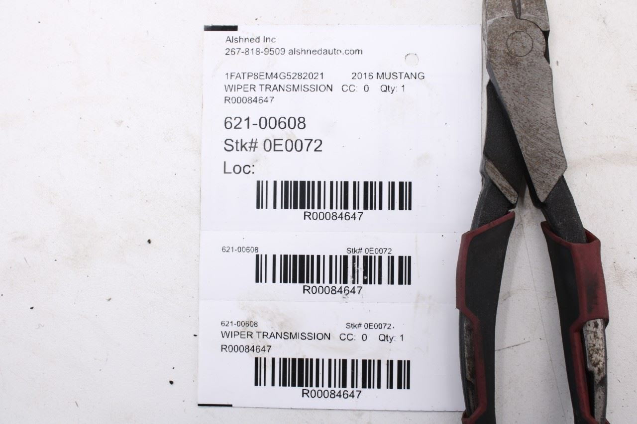 15-2025 Ford Mustang Convertible V6 Front Windshield Wiper Transmission Linkage11