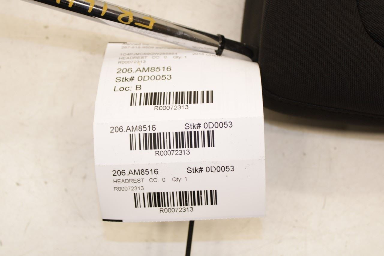 2014-22 Jeep Cherokee 75th Anniversary 3.2L Front Seat Driver Left Side Headrest - Alshned Auto Parts