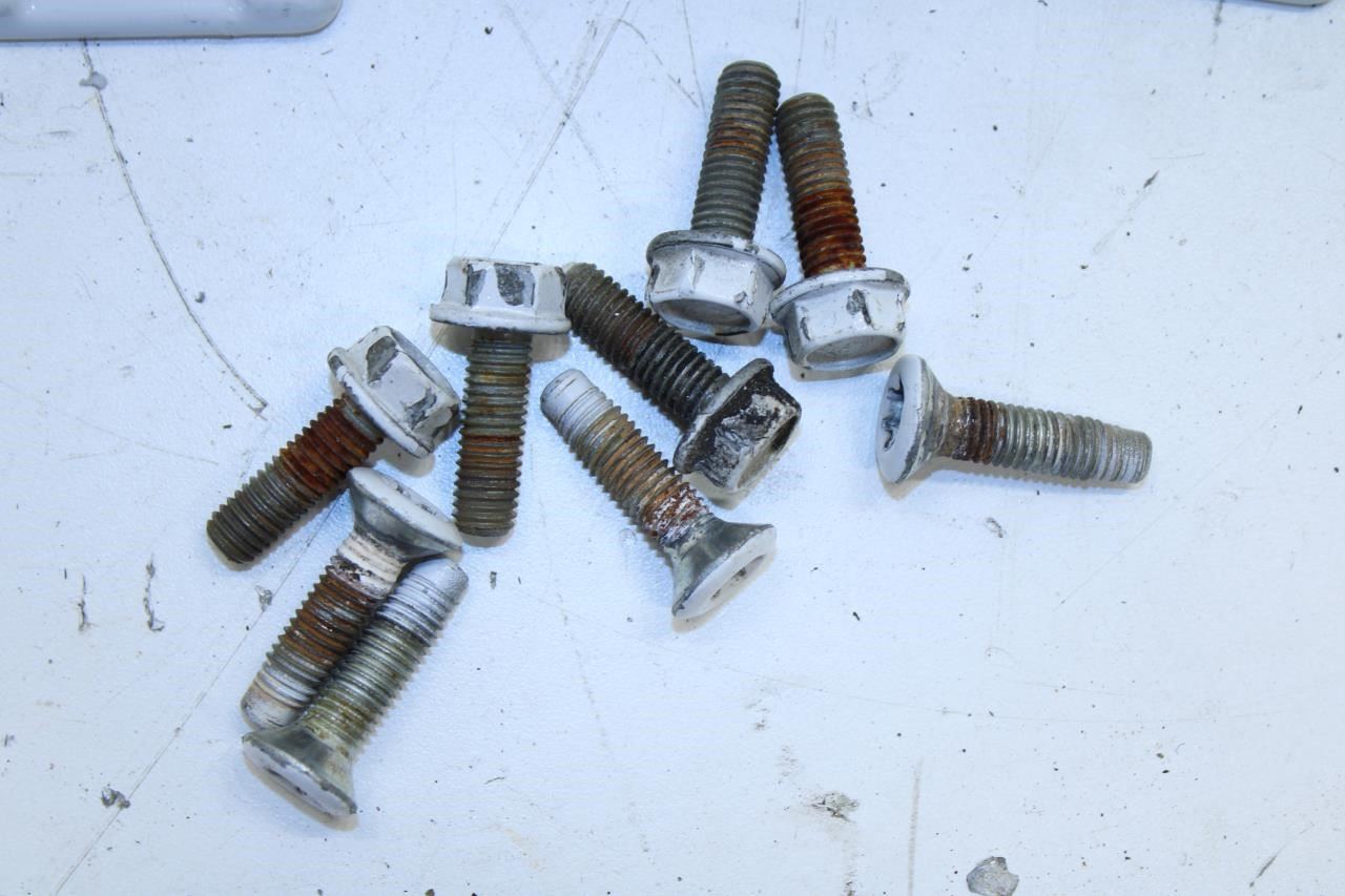 07-18 Jeep Wrangler Rear Left Door Hinge Upper and Lower w/ Bolts 55395393AE OEM - Alshned Auto Parts