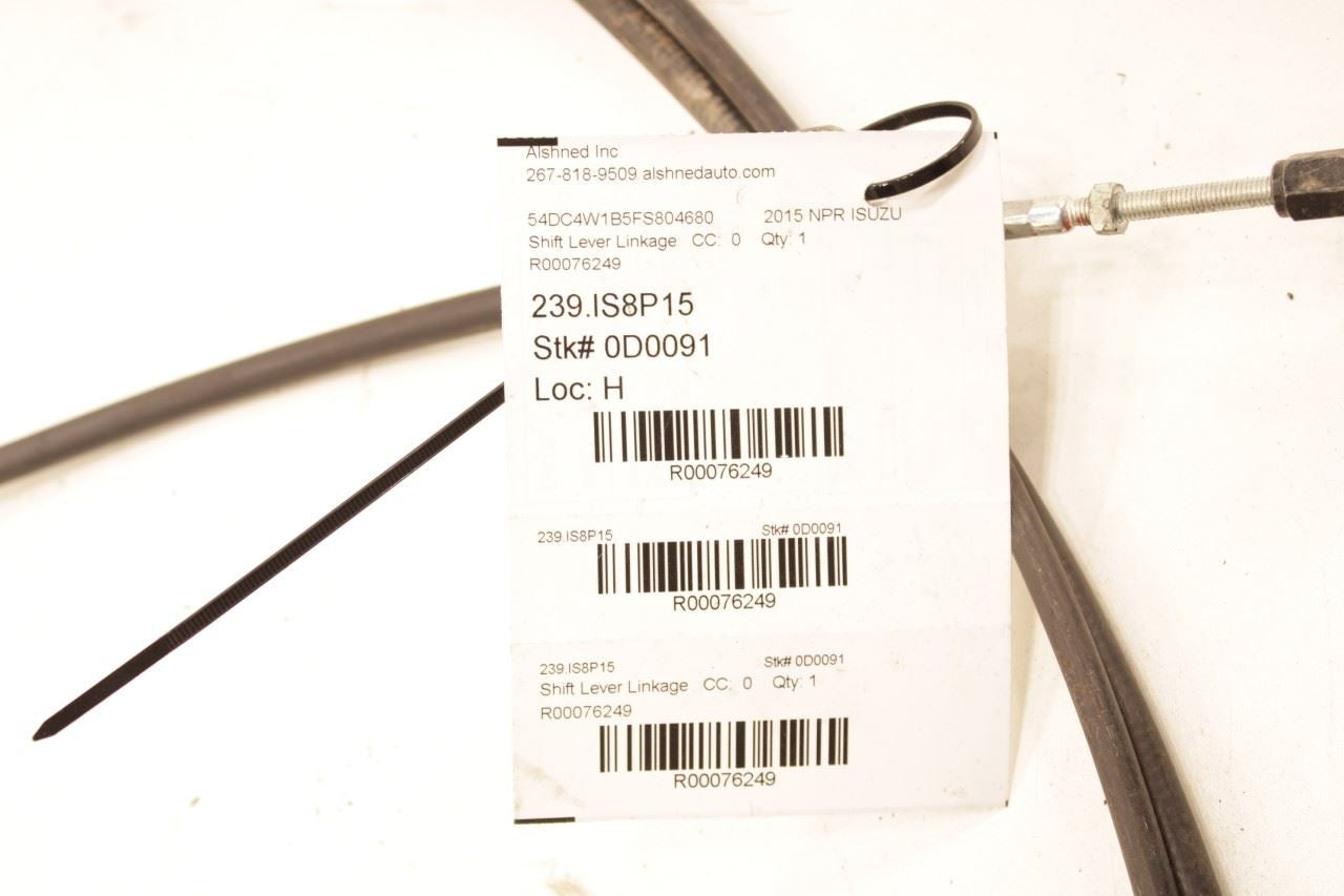 2012-20 Isuzu NPR HD 6.0L Automatic Transmission Gear Shift Lever Control Cable - Alshned Auto Parts