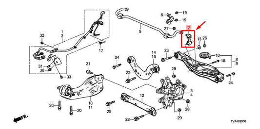 18-24 Honda Accord FWD RR RH and LH Stabilizer Sway Bar Links Pair 52320-TLB-A00 - Alshned Auto Parts
