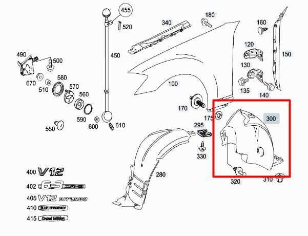 07-13 Mercedes-Benz S550 Front LH Rear Fender Liner Splash Shield 221-690-05-30 - Alshned Auto Parts