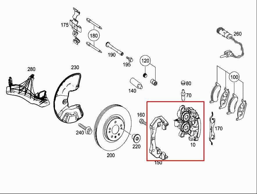 2012-2015 Mercedes-Benz ML350 Front Right Side Brake Disc Caliper 166-421-02-81 - Alshned Auto Parts