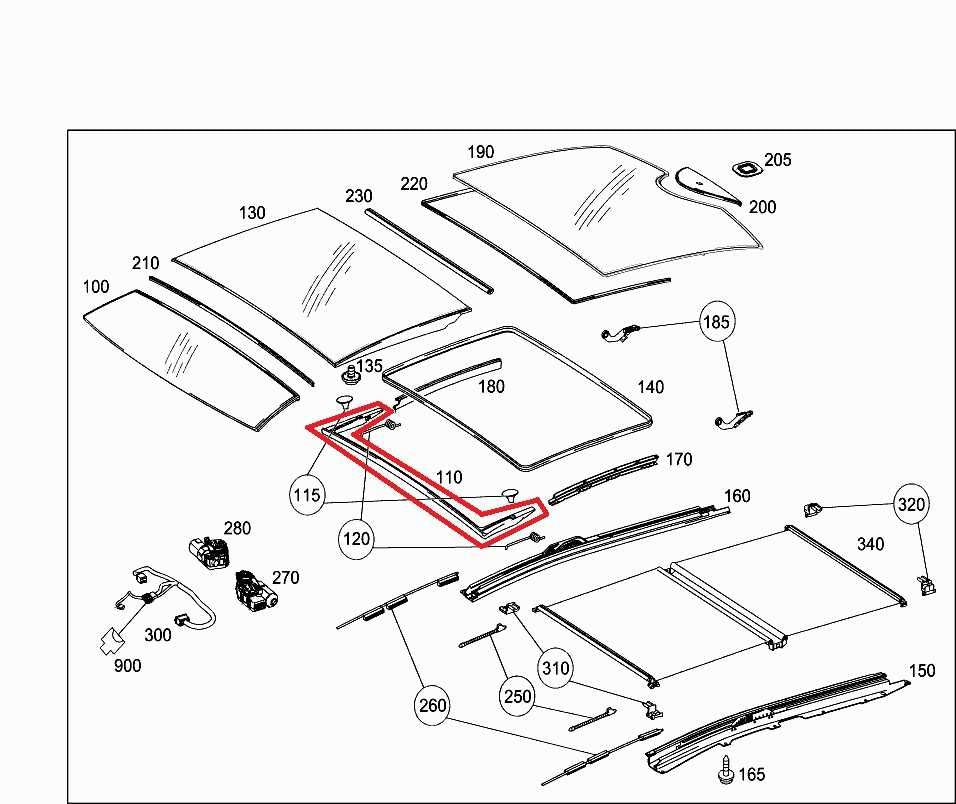 2010-2016 Mercedes-Benz E350 Luxury 4Matic Sunroof Air Wind Deflector 2127840000 - Alshned Auto Parts