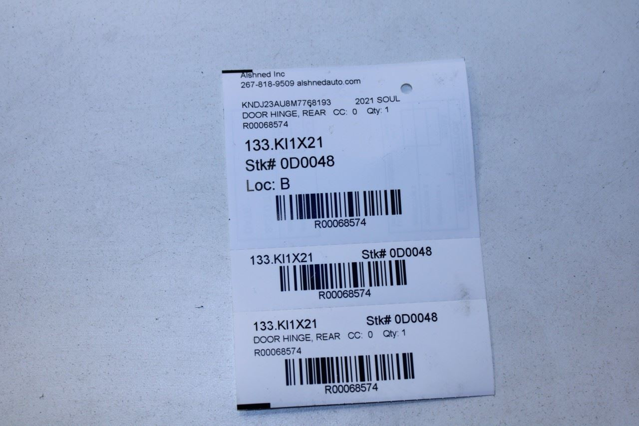 2020-2025 KIA Soul LX Rear Left Side Door Hinge Upper and Lower Pair 79410-D8000 - Alshned Auto Parts