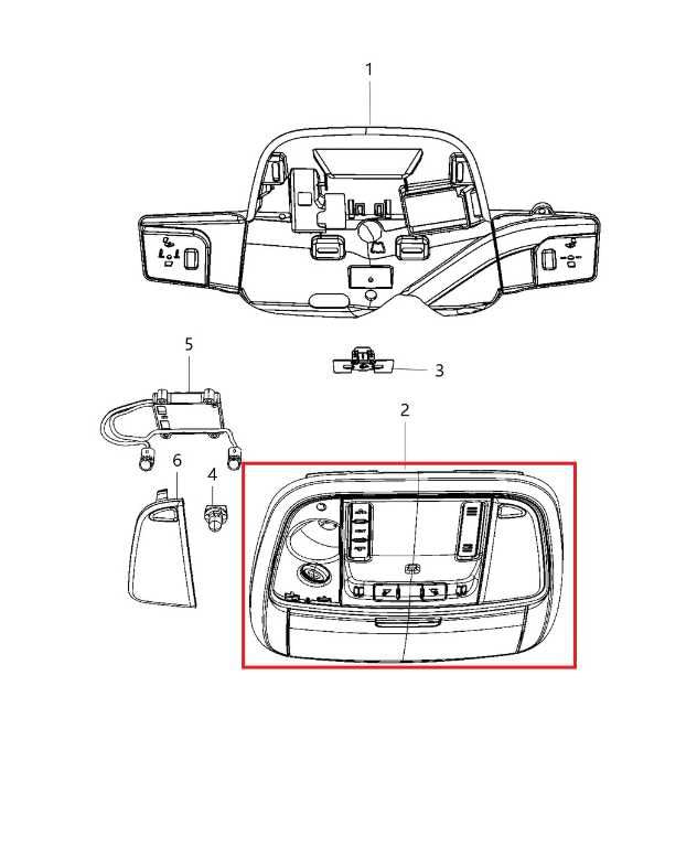 2014-21 Jeep Grand Cherokee Limited Overhead Console Dome Light Lamp 1VS381X9AD - Alshned Auto Parts