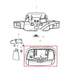 2014-21 Jeep Grand Cherokee Limited Overhead Console Dome Light Lamp 1VS381X9AD - Alshned Auto Parts