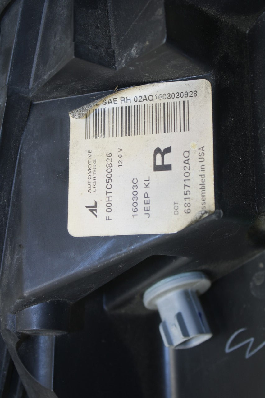 14-18 Jeep Cherokee Front Passenger Right Side LED Park Turn Signal Lamp *ReaD* - Alshned Auto Parts