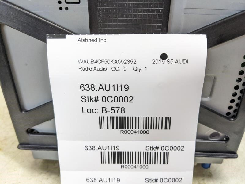 2019 Audi S5 Harman Navigation CD Player Audio Radio Receiver 8W5035880E OEM - Alshned Auto Parts