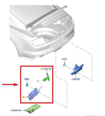 2015-2024 Ford Mustang Trunk Lid Latch Lock Actuator FR3B-6343282-B OEM - Alshned Auto Parts