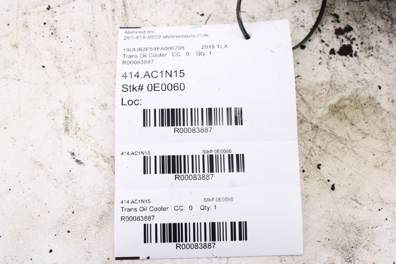 2015-2020 Acura TLX Tech 3.5L FWD Auto Transmission Oil Cooler 06224-5J4-010 OEM11
