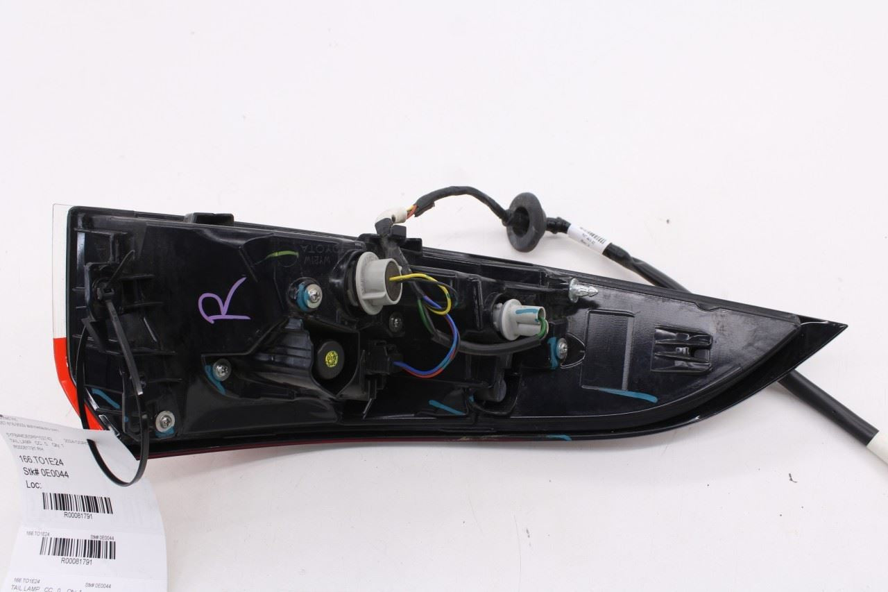 2020-24 Toyota Corolla LE Rear Right Passenger Side Tail Light Lamp 81550-02C606