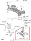 2019-2021 Hyundai Veloster FWD Front Right Lower Control Arm 54501-J3AA0 OEM1