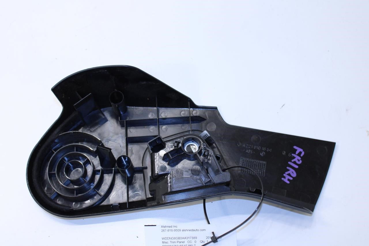 07-13 Mercedes-Benz S550 Front Right Seat Belt Recline Trim Cover 221-910-18-54 - Alshned Auto Parts