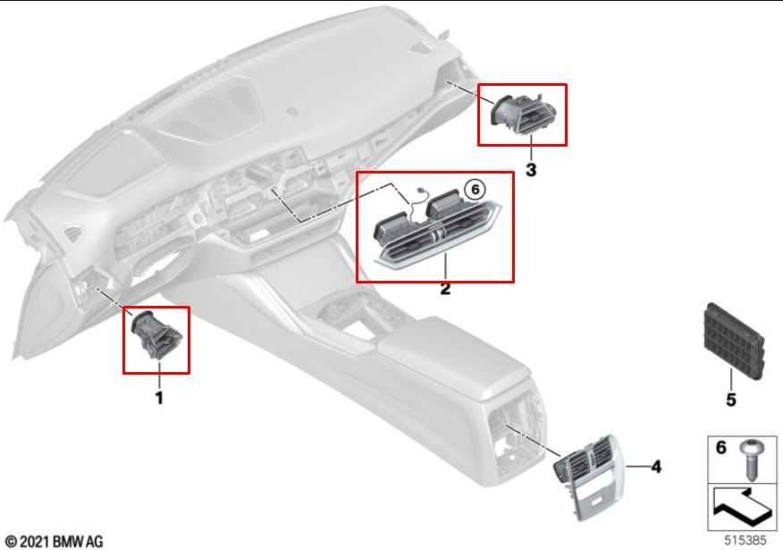 21-24 BMW 430i xDrive Left and Center Right Dash Panel Trim w/ Air Vents *ReaD* - Alshned Auto Parts