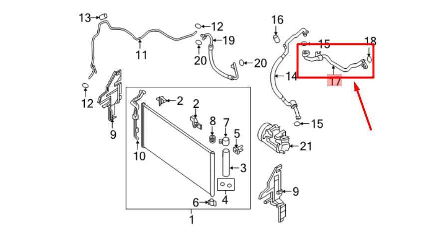 2016-20 Nissan Maxima AC Air Conditioning Low Pressure Hose Pipe 92450-9HP5A OEM - Alshned Auto Parts