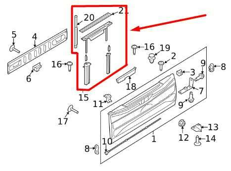 2015-2020 Ford F150 Crew Cab Rear Tailgate Step Assy FL3Z-99402A48-AB OEM - Alshned Auto Parts