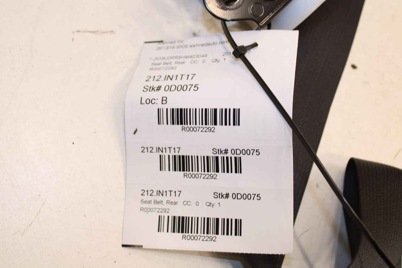2014-17 Infiniti QX50 3.7L AWD Rear Driver Left Side 2nd Row Seat Belt Retractor - Alshned Auto Parts